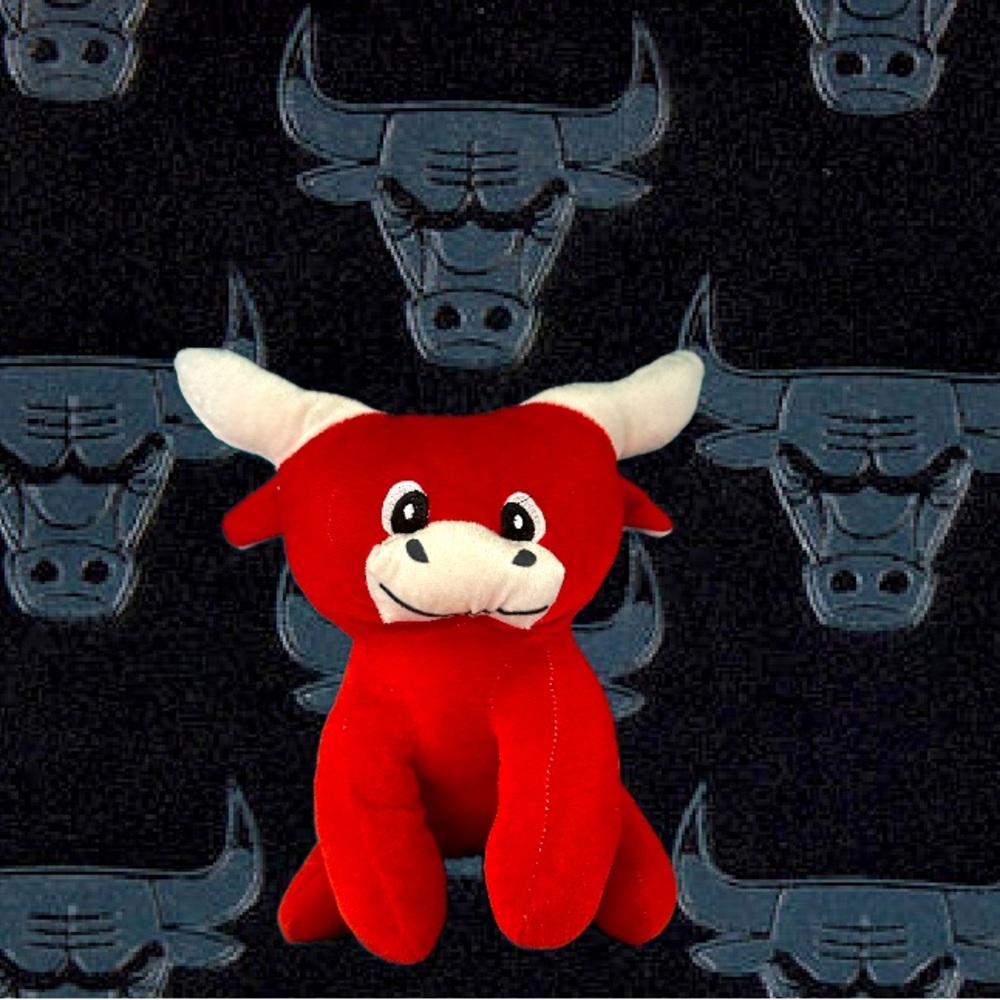 This little Red Bull would be the best friend of any little Chicago bulls fan.